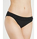 Noir Frill Bikini Brief