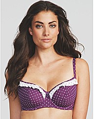Rose Padded Swetheart Bikini Top