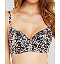 Abstract Print Sweetheart Bikini Top