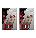 2 Sets of Nail Rock Disco Nail Wraps