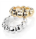 Silver and Gold Coloured Bracelet Set