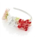 Peach Tone Flower Headband
