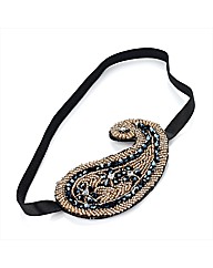 Gold Coloured Glass Bead Headwrap