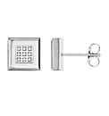 Titanium Gents Diamond Set Stud