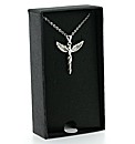 Crystal Angel Pendant