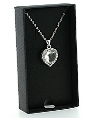 Clear Stone and Crystal Pendant