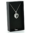Clear Stone and Crystal Pendant