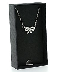 Crystal Bow Pendant
