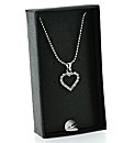 Crystal Heart Shaped Pendant