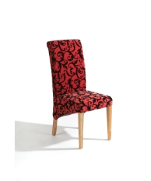 Abbey Fabric Chair - Red