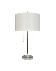 Layla Nickel Table Lamp