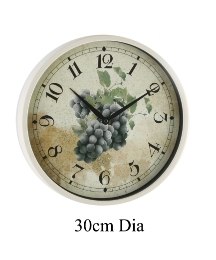 Wall Clock Cream Case 12
