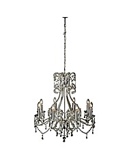 Vic Chrome 8 Light Chandelier