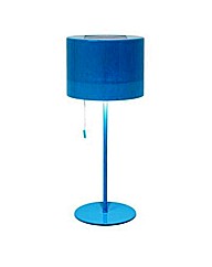 Blue Outdoor Solar Table Lamp