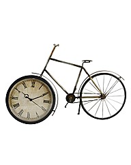 Living Metal Wall Art - Bicycle clock