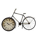 Living Metal Wall Art - Bicycle clock