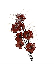 Juliana Home Living Metal Wall Art Poppy