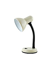 2 Pack Cream Flexi Neck Desk Lamps