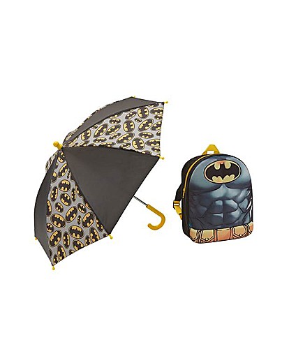 Batman Backpack and Umbrella. Batman Backpack and Umbrella.