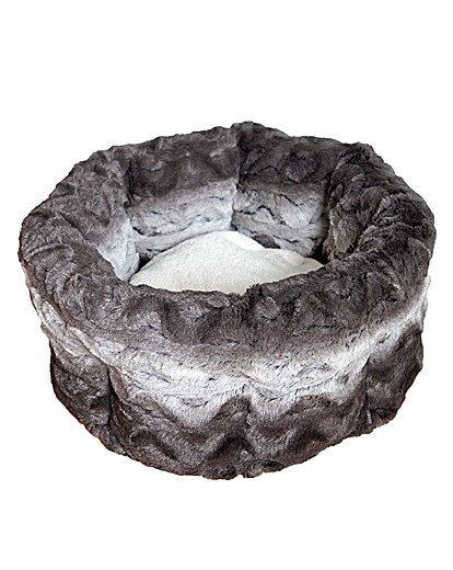 Grey & Cream Snuggle Plush Round 15 Inch Grey & Cream Snuggle Plush Round 15 Inch