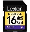 Lexar 16GB SDHC Card