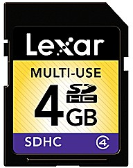 Lexar 4GB SD Card