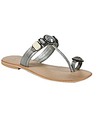 Enzo of Florence Logan Toe Loop Sandal