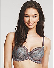 Trellis Non Padded Balconette Bra (DD-G)