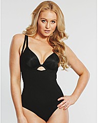 slimmer And Shine open bust bodysuit