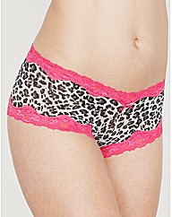 Ooh La La Mesh Short With Lace Trim