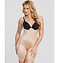 Slimplicity Open Bust Mid Thigh Bodysuit