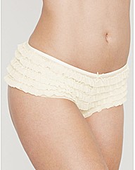 Flirty Frill Ruffle Mesh Short