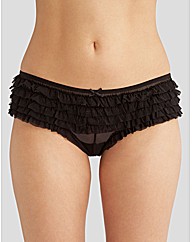 Flirty Frill Ruffle Mesh Short