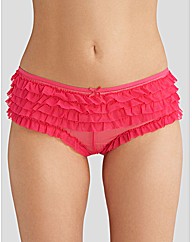 Flirty Frill Ruffle Mesh Short