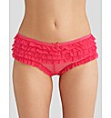 Flirty Frill Ruffle Mesh Short