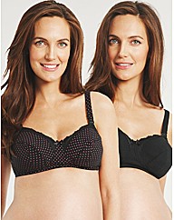 Daisy Dot 2 Pack Nursing Bra