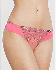 Neve Embroidery Thong