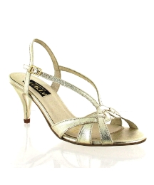 Marta Jonsson gold leather sandal