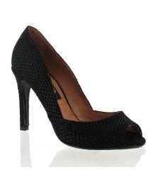 Marta Jonsson Black leather court