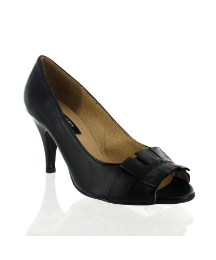 Marta Jonsson Black leather court