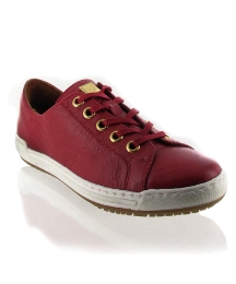 Marta Jonsson Red leather trainer