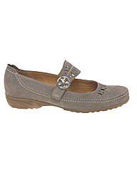 Gabor Candid Wide Fit Nubuck Mary Janes
