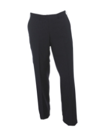 Porter Navy St Flat front Trs Length 33