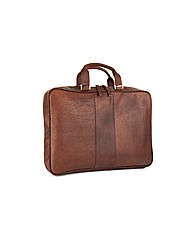Woodland Leather Perforated Laptop Bag