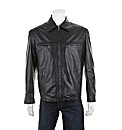 Woodland Leather Harrington Zipper Jkt