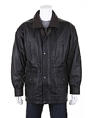 Woodland Contrast Parka Coat