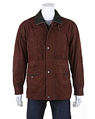 Woodland Contrast Parka Coat