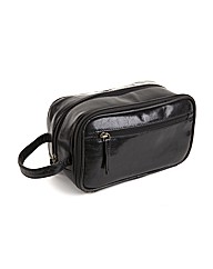 Woodland Leather Wash Bag