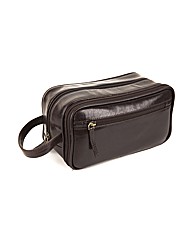 Woodland Leather Wash Bag