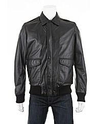 Woodland Leather Aviator Jacket